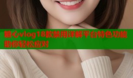 糖心vlog18款禁用详解平台特色功能助你轻松应对