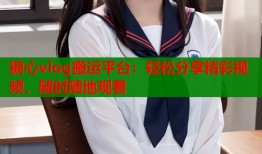 糖心vlog搬运平台：轻松分享精彩视频，随时随地观看