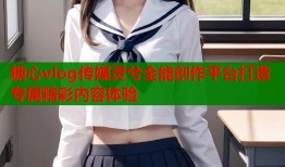 糖心vlog传媒灵兮全能创作平台打造专属精彩内容体验