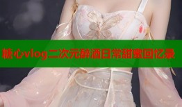 糖心vlog二次元醉酒日常甜蜜回忆录
