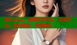 糖心Vlog：视频社交平台，记录生活、结交朋友、享受娱乐