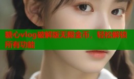 糖心vlog破解版无限金币，轻松解锁所有功能