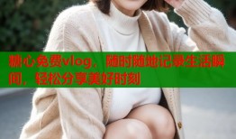 糖心免费vlog，随时随地记录生活瞬间，轻松分享美好时刻