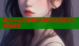 糖心vlog记录那些未曾见过的星空与梦境故事