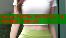 糖心app下载苹果：安全交友平台，高清视频聊天，智能匹配