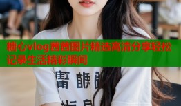 糖心vlog茜茜图片精选高清分享轻松记录生活精彩瞬间