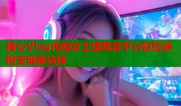 糖心Vlog传媒女主播推荐平台轻松涨粉变现新选择