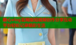 糖心vlog官网版短视频创作分享互动平台轻松记录精彩生活