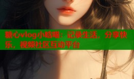 糖心vlog小晗喵：记录生活，分享快乐，视频社区互动平台