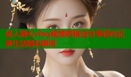 成人糖心vlog视频吧精选分享轻松记录生活精彩瞬间