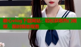 糖心vlog下载网站：轻松获取热门视频，随时随地观看