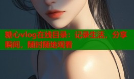 糖心vlog在线目录：记录生活，分享瞬间，随时随地观看