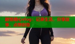 剧情糖心vlog：记录生活，分享故事，点燃创意