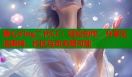 糖心Vlog二代CC：轻松创作、分享生活瞬间，社区互动无限可能