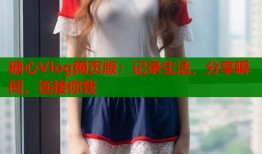 糖心Vlog网页版：记录生活，分享瞬间，连接你我