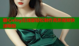 糖心vlog在线版轻松制作高质视频快速吸粉