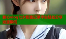 糖心vlog七夕甜蜜记录平台轻松分享浪漫瞬间