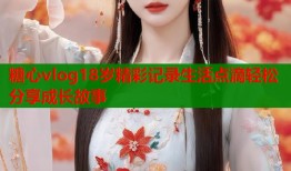 糖心vlog18岁精彩记录生活点滴轻松分享成长故事