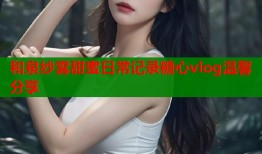 和泉纱雾甜蜜日常记录糖心vlog温馨分享
