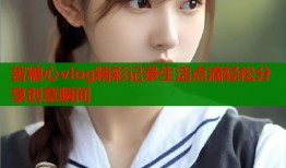 苦糖心vlog精彩记录生活点滴轻松分享创意瞬间
