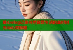 糖心vlog记录自然露营生活的美好时光与心灵旅程