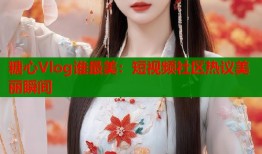 糖心Vlog谁最美：短视频社区热议美丽瞬间