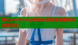糖心pro与vlog的核心区别全面解析与应用对比