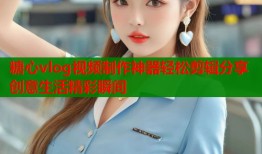糖心vlog视频制作神器轻松剪辑分享创意生活精彩瞬间