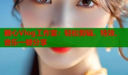糖心Vlog工作室：轻松剪辑、特效、音乐一键分享