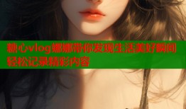 糖心vlog娜娜带你发现生活美好瞬间轻松记录精彩内容