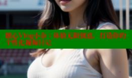 糖心Vlog小余：体验无限创意，打造你的个性化视频日记