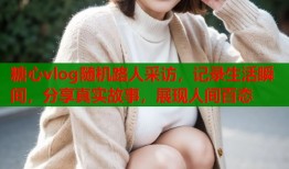 糖心vlog随机路人采访，记录生活瞬间，分享真实故事，展现人间百态