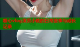糖心vlog演员小桃的日常故事与成长记录