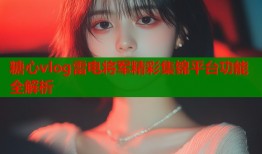 糖心vlog雷电将军精彩集锦平台功能全解析
