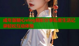 成年版糖心vlog精彩分享私密生活记录轻松互动体验