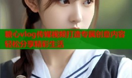 糖心vlog传媒视频打造专属创意内容轻松分享精彩生活