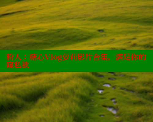 粉人：糖心Vlog萝莉影片合集，满足你的窥私欲