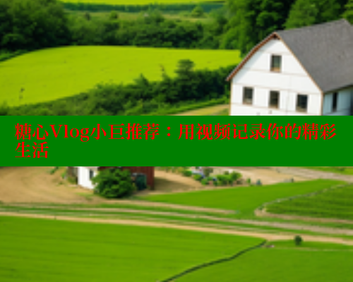 糖心Vlog小巨推荐：用视频记录你的精彩生活
