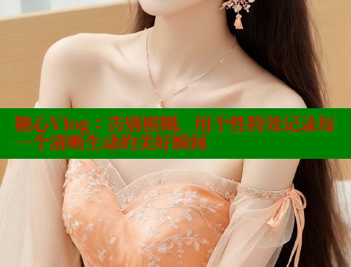 糖心Vlog：告别模糊，用个性特效记录每一个清晰生动的美好瞬间