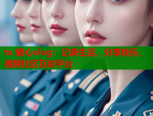 tx 糖心vlog：记录生活，分享快乐，视频社区互动平台