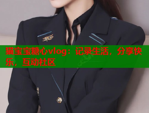 猫宝宝糖心vlog：记录生活，分享快乐，互动社区