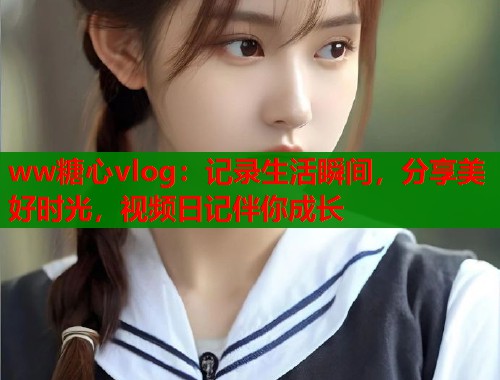 ww糖心vlog：记录生活瞬间，分享美好时光，视频日记伴你成长