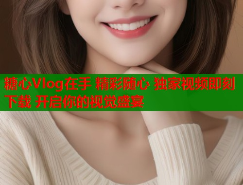 糖心Vlog在手 精彩随心 独家视频即刻下载 开启你的视觉盛宴