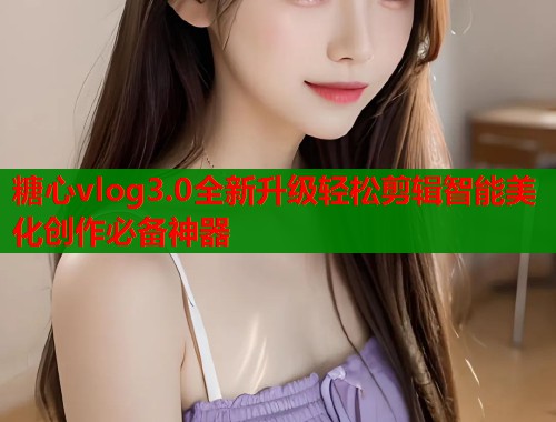 糖心vlog3.0全新升级轻松剪辑智能美化创作必备神器