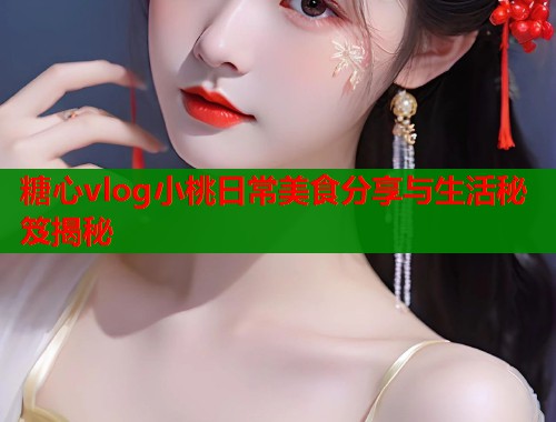糖心vlog小桃日常美食分享与生活秘笈揭秘