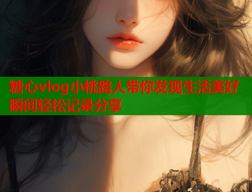 糖心vlog小桃路人带你发现生活美好瞬间轻松记录分享