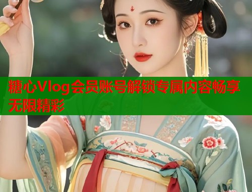 糖心Vlog会员账号解锁专属内容畅享无限精彩