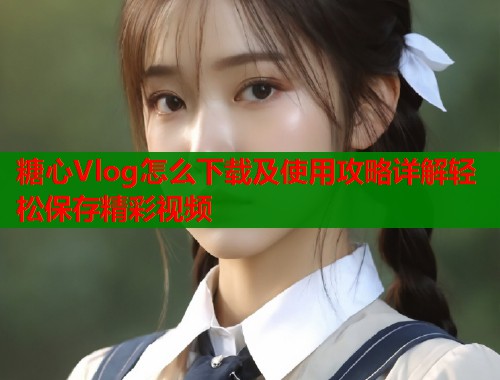 糖心Vlog怎么下载及使用攻略详解轻松保存精彩视频