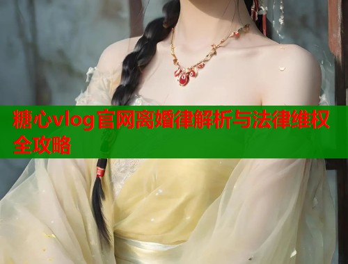 糖心vlog官网离婚律解析与法律维权全攻略